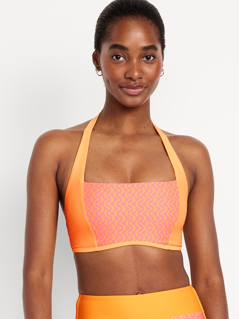 Matte Halter Swim Top