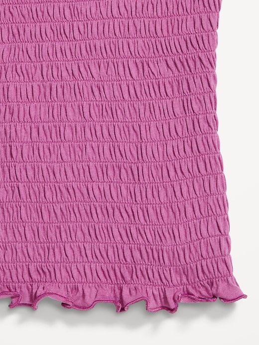 Image number 4 showing, Sleeveless Smocked Crop Top