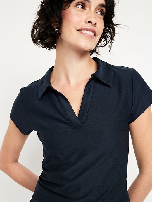 Image number 4 showing, CloudMotion Cropped Polo