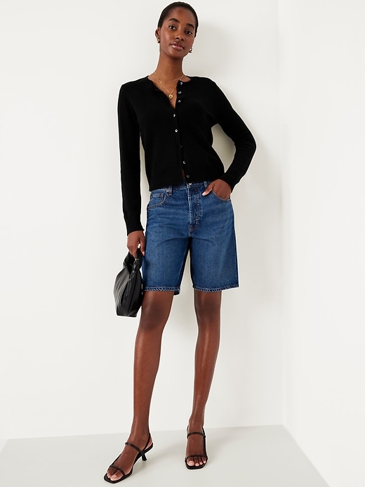 Image number 6 showing, SoSoft Cropped Cardigan Sweater