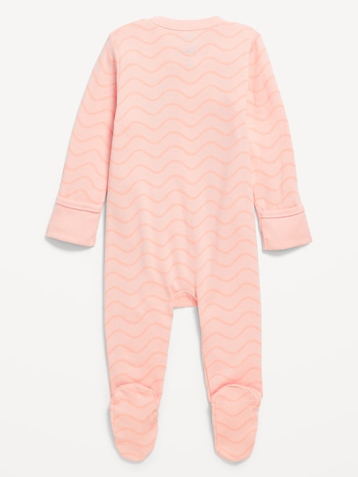 View large product image 2 of 2. Disney© 2-Way-Zip Sleep & Play Footed One-Piece for Baby