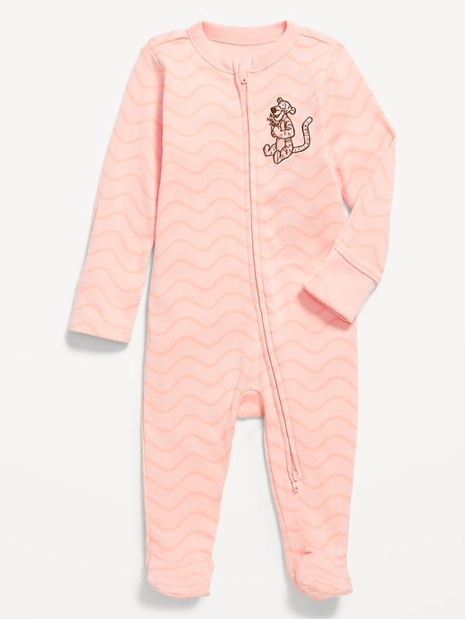 View large product image 1 of 2. Disney© 2-Way-Zip Sleep & Play Footed One-Piece for Baby
