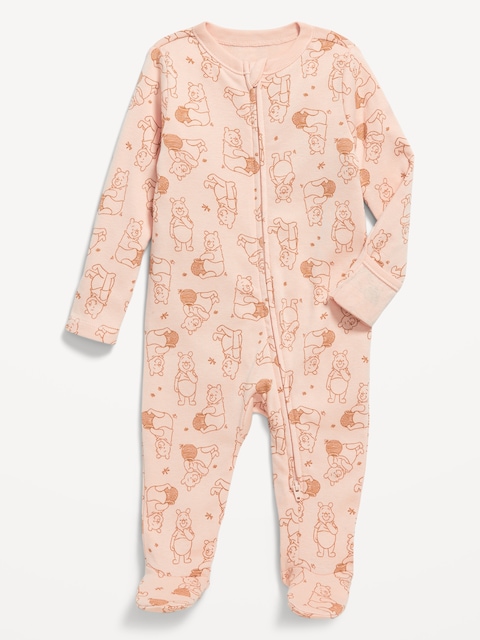 Disney© 2-Way-Zip Sleep & Play Footed One-Piece for Baby - Orange
