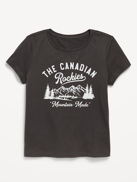 Short-Sleeve Canada Graphic T-Shirt for Girls