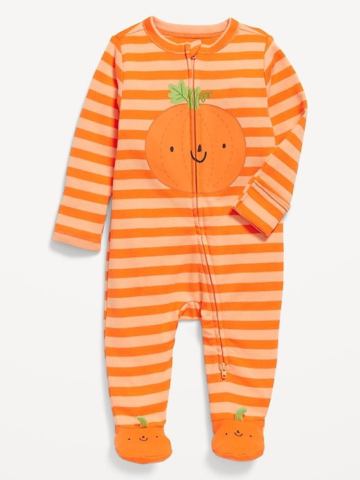 View large product image 1 of 3. Printed 2-Way-Zip Sleep & Play Footed One-Piece for Baby