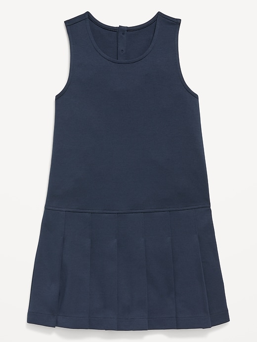 Image number 3 showing, Sleeveless School Uniform Ponte-Knit Dress for Girls