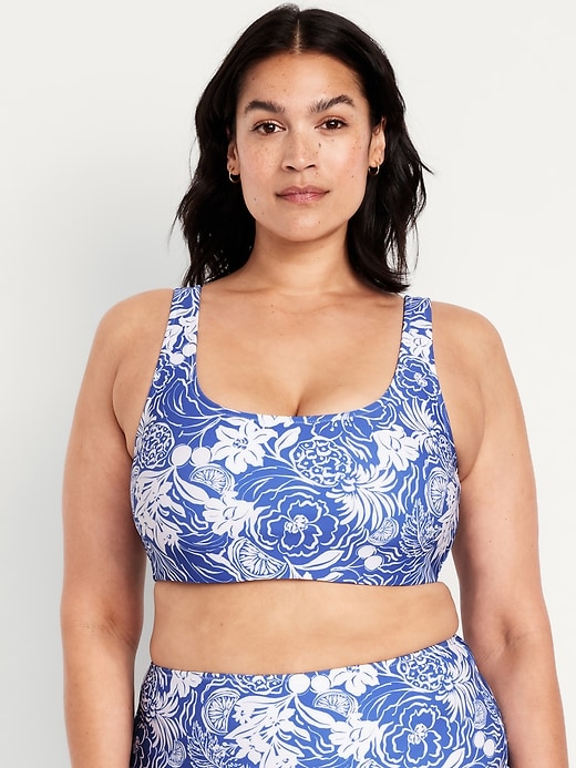Image number 7 showing, Matte Scoop-Neck Bikini Swim Top