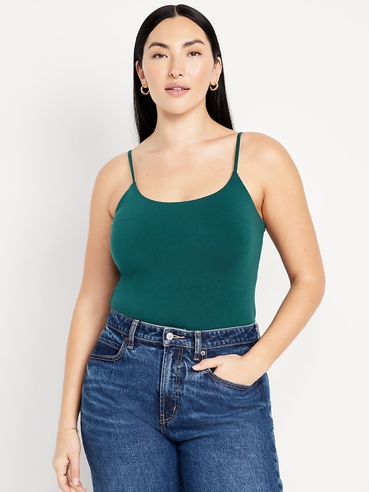 Image number 4 showing, Double-Layer Cropped Cami Top
