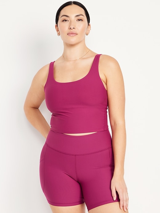 Image number 4 showing, Light Support PowerSoft Longline Sports Bra