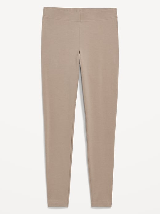 Image number 4 showing, High-Waisted Jersey Fashion Layering Leggings