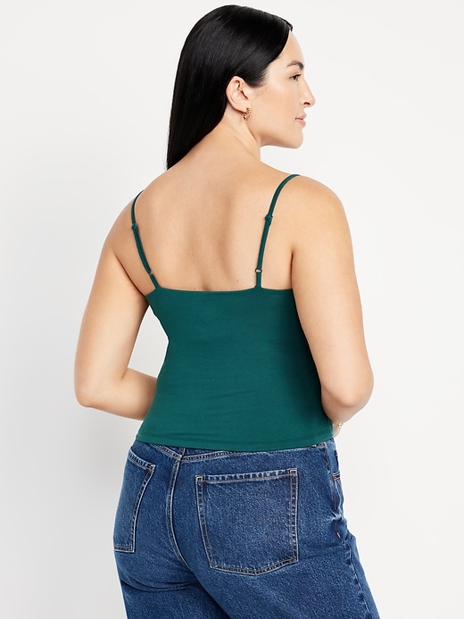 Image number 5 showing, Double-Layer Cropped Cami Top