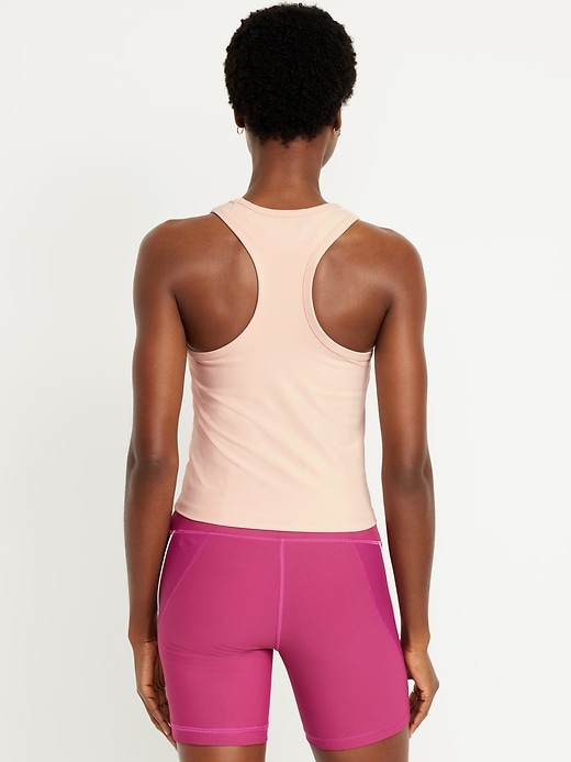 Image number 2 showing, PowerSoft Racerback Cropped Shell Tank