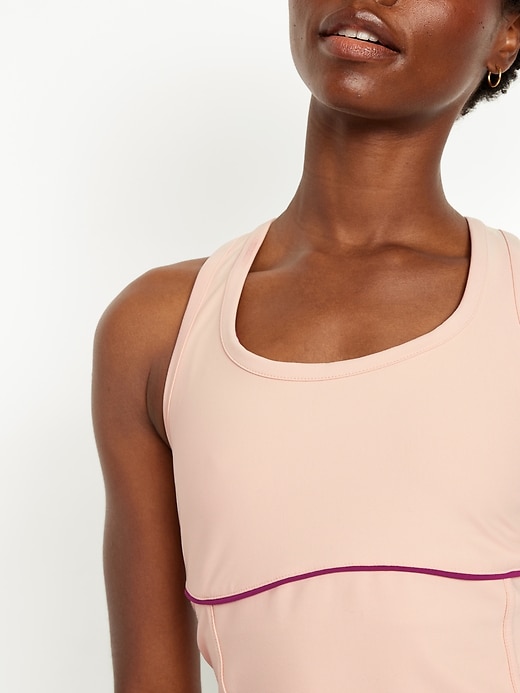 Image number 4 showing, PowerSoft Racerback Cropped Shell Tank