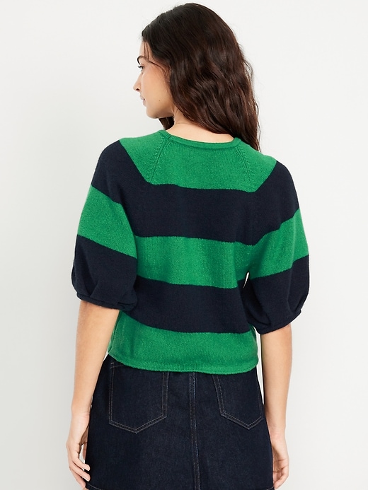 Image number 2 showing, SoSoft Puff-Sleeve Sweater
