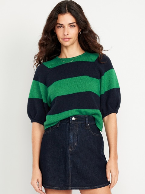 SoSoft Puff-Sleeve Sweater