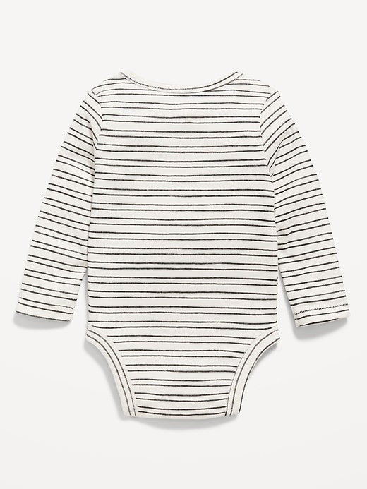 View large product image 2 of 3. Printed Long-Sleeve Bodysuit for Baby