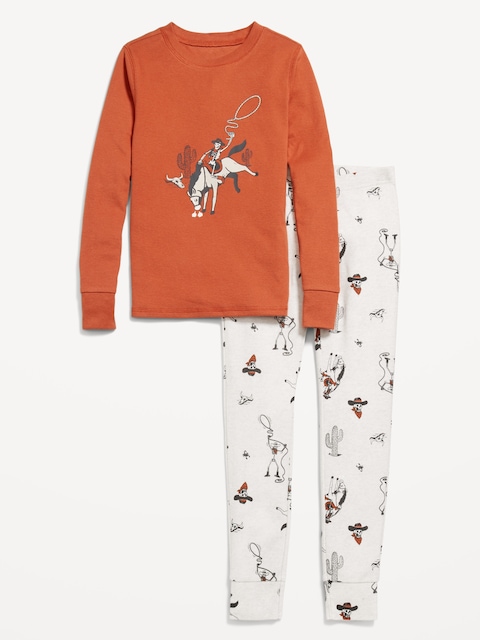 Pyjama ajusté à imprimé unisexe pour enfant - Multi