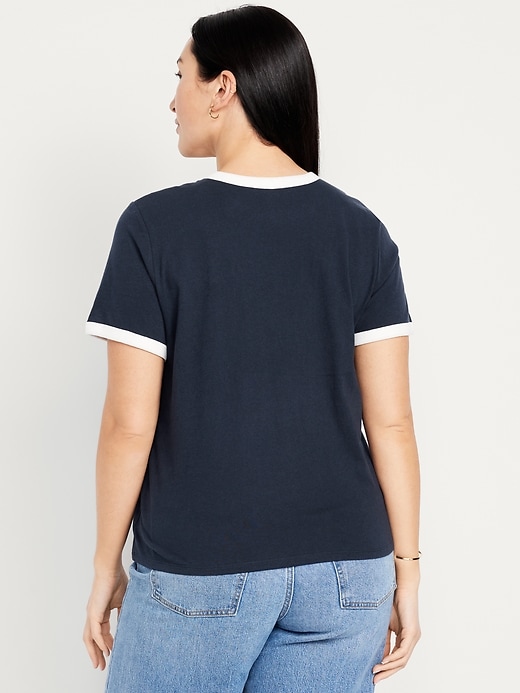 Image number 6 showing, EveryWear Graphic Ringer T-Shirt
