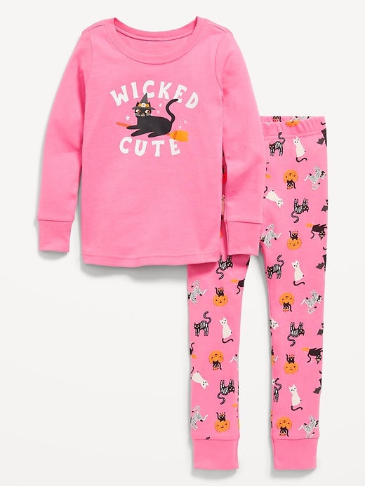 Voir une image plus grande du produit 1 de 2. Pyjama ajusté à motif pour tout-petit et bébé