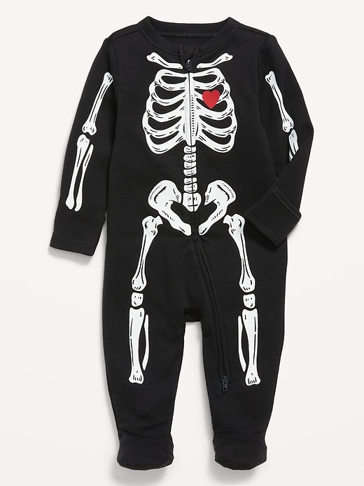 View large product image 1 of 3. Snug-Fit 2-Way-Zip Footed One-Piece for Baby