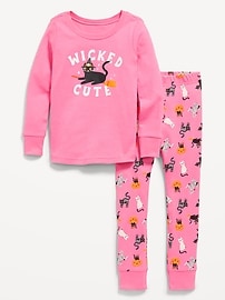 L'image numéro 1 présente Pyjama ajusté à motif pour tout-petit et bébé