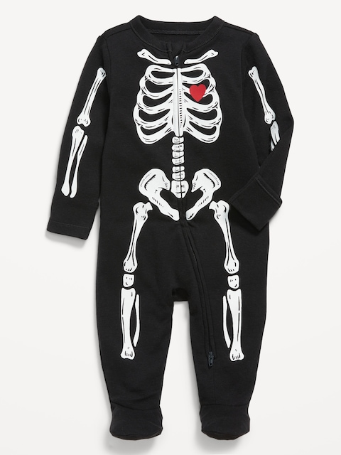 Snug-Fit 2-Way-Zip Footed One-Piece for Baby