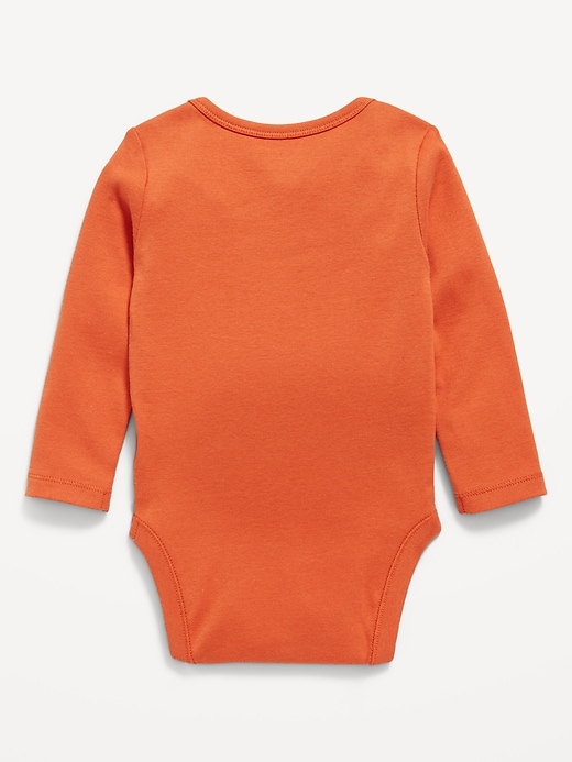 View large product image 2 of 3. Long-Sleeve Unisex Graphic Bodysuit for Baby