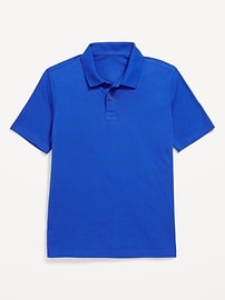 Image number 2 showing, School Uniform Jersey Polo Shirt for Boys