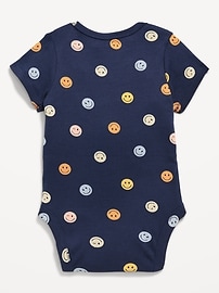 Image number 2 showing, Printed Short-Sleeve Bodysuit for Baby