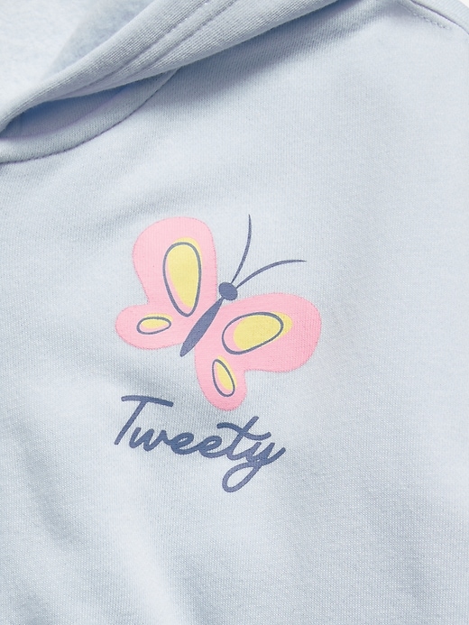 Image number 4 showing, Graphic Fleece Zip-Front Hoodie for Girls