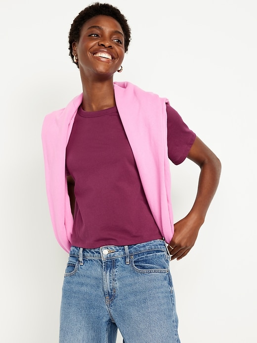 Image number 3 showing, EveryWear Crop T-Shirt