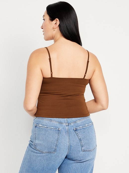 Image number 5 showing, Double-Layer Cropped Cami Top