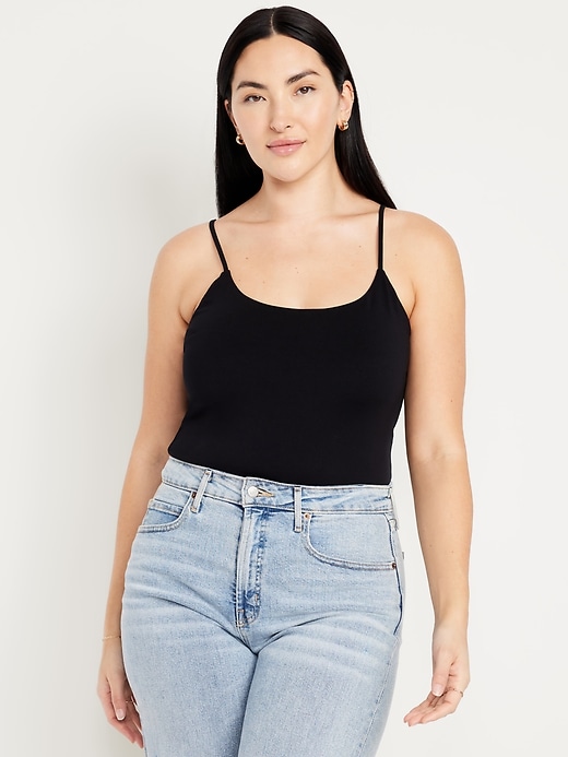 Image number 4 showing, Double-Layer Cropped Cami Top