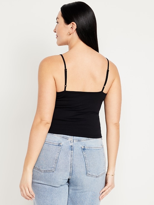 Image number 5 showing, Double-Layer Cropped Cami Top