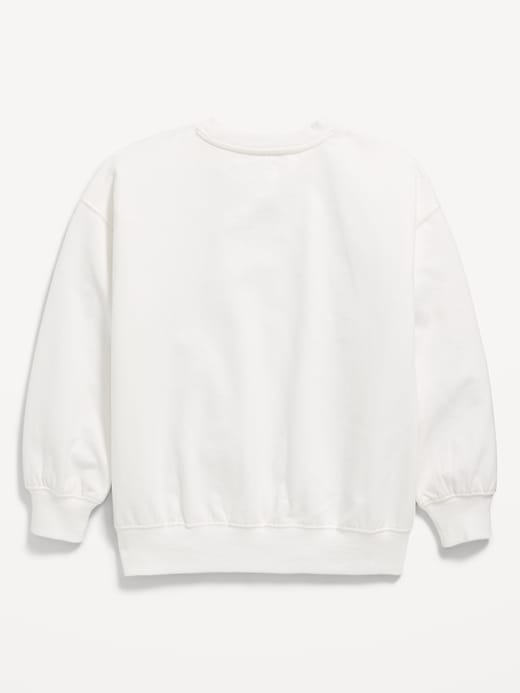 View large product image 2 of 2. Hello Kitty® Oversized Graphic Tunic Sweatshirt for Girls