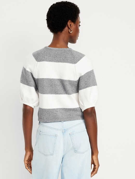 Image number 2 showing, SoSoft Puff-Sleeve Sweater