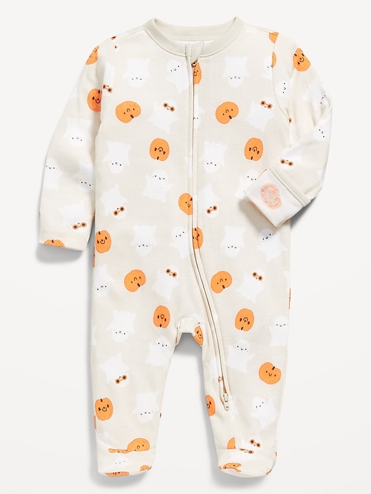 View large product image 1 of 3. Printed 2-Way-Zip Sleep & Play Footed One-Piece for Baby
