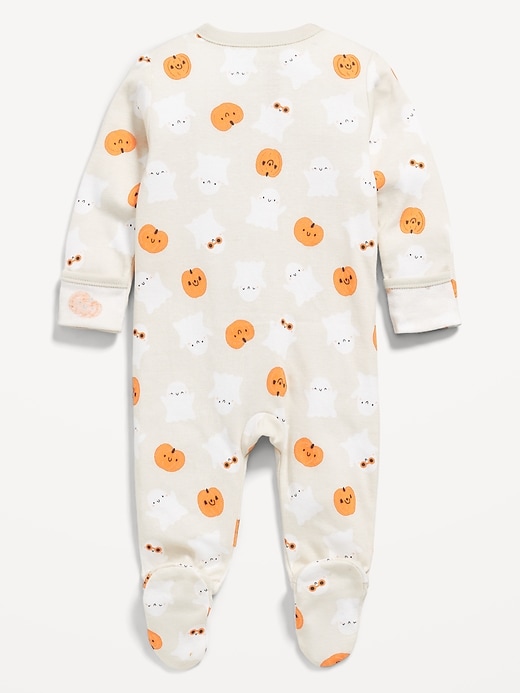 View large product image 2 of 3. Printed 2-Way-Zip Sleep & Play Footed One-Piece for Baby