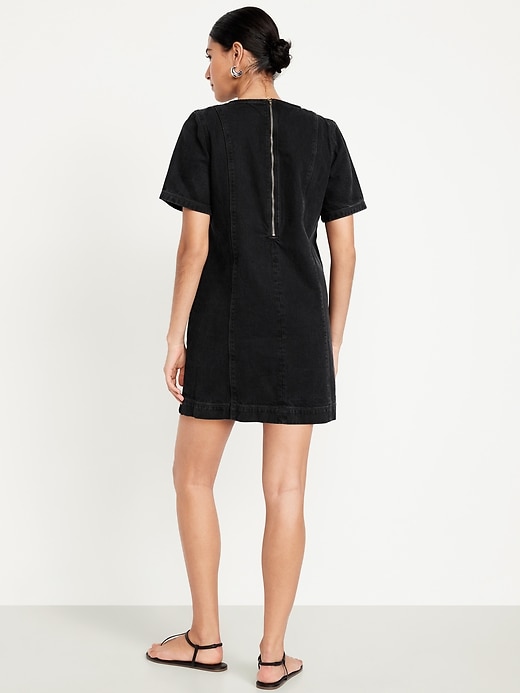 Image number 2 showing, Jean Mini Dress