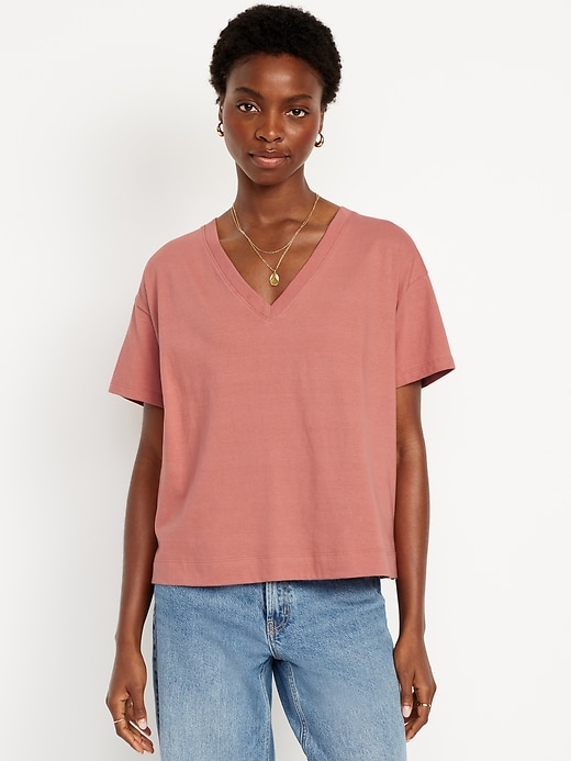 Image number 1 showing, Vintage V-Neck T-Shirt