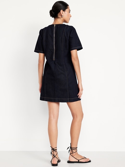 Image number 2 showing, Jean Mini Dress