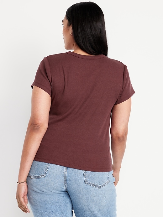Image number 7 showing, Snug Crop T-Shirt