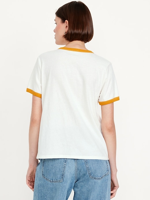 Image number 2 showing, EveryWear Logo-Graphic Ringer T-Shirt