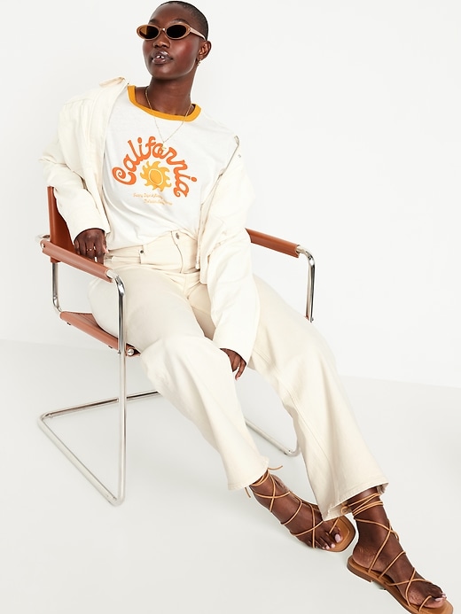 Image number 3 showing, EveryWear Graphic Ringer T-Shirt