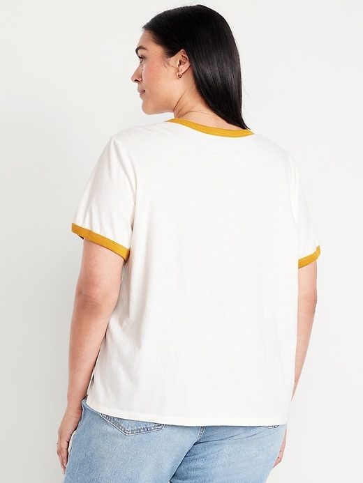 Image number 7 showing, EveryWear Graphic Ringer T-Shirt