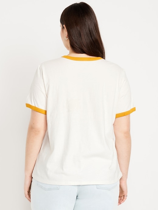 Image number 6 showing, EveryWear Logo-Graphic Ringer T-Shirt