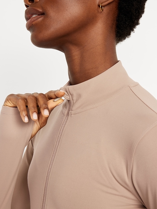 Image number 4 showing, StudioSmooth Crop Full Zip