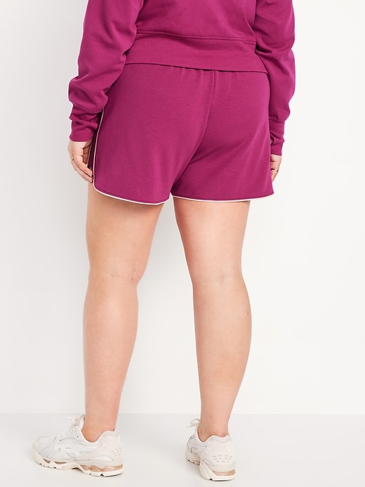 Image number 7 showing, Extra High-Waisted Dynamic Fleece Sweat Shorts