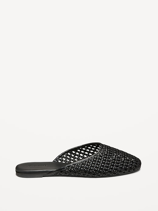 Image number 3 showing, Faux-Leather Woven Mule for Women