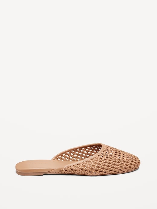 Image number 6 showing, Faux-Leather Woven Mule for Women